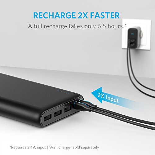 Anker Power Bank with Dual Input, 26,800 mAh