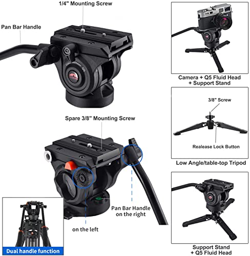 COMAN KX3232 Professional Monopod Tripod for DSLR Cameras