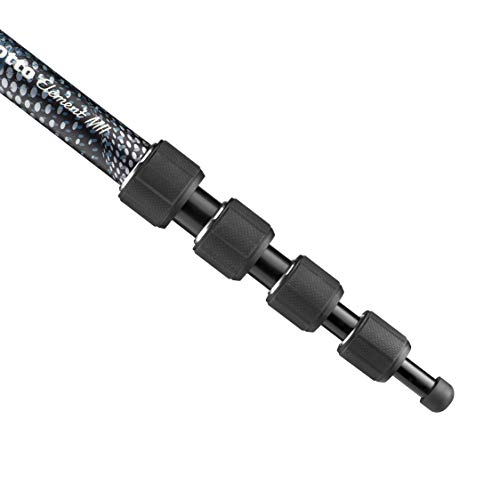Manfrotto Element MII MMELMIIA5BK: Lightweight 5-Section Camera Monopod