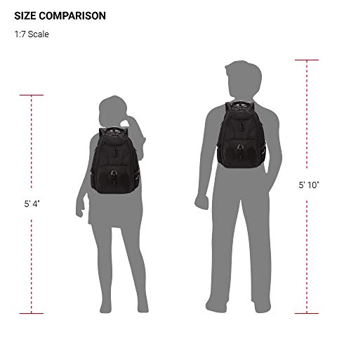 SwissGear 1900 ScanSmart 17" Laptop Backpack - Black