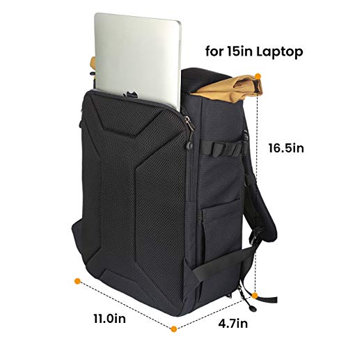 TARION XH Waterproof Camera Backpack with 15" Laptop Compartment