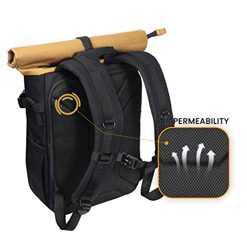 TARION XH Waterproof Camera Backpack with 15" Laptop Compartment
