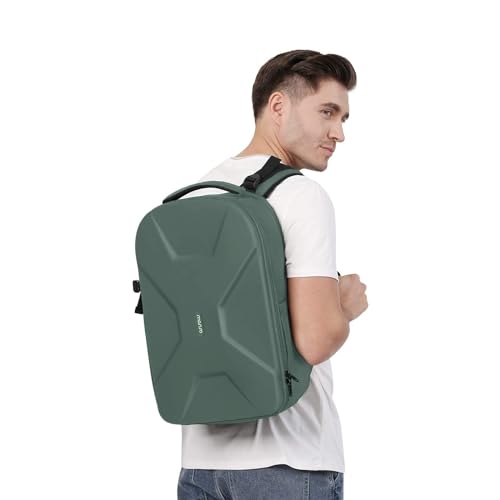 MOSISO 15-16" Camera Backpack, Emerald Green Hardshell Case