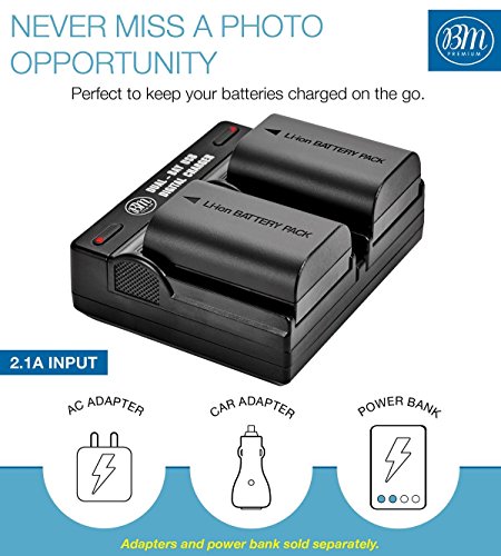 Canon LP-E6N Battery 2-Pack with Dual Charger