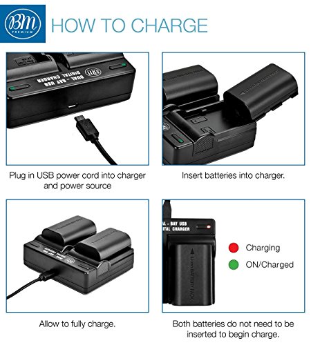 Canon LP-E6N Battery 2-Pack with Dual Charger
