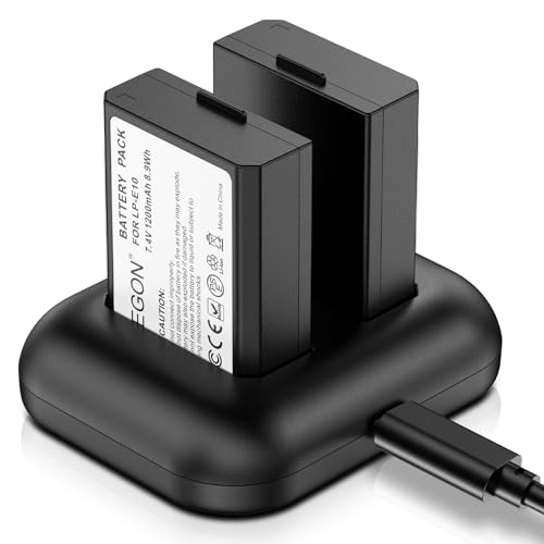 Canon LP-E10 Battery (2-Pack) + Dual Charger Kit