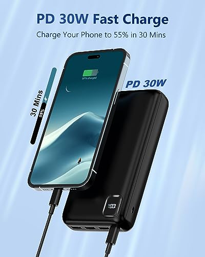 50000mAh Power Bank with Fast Charging for iPhone