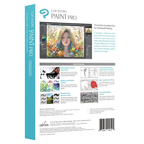 CLIP STUDIO PAINT PRO - Version 1 - Perpetual License