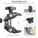 ULANZI Camera Clamp Mount with 360° Ballhead Adapter