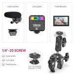 ULANZI Camera Clamp Mount with 360° Ballhead Adapter