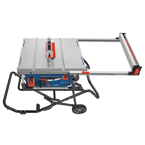 BOSCH GTS15-10 Jobsite Table Saw with Wheeled Stand