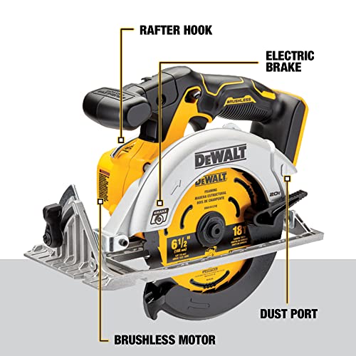 DEWALT 20V MAX* Cordless Circular Saw (DCS565B)