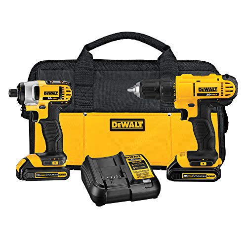 DEWALT 20V Cordless Drill and Impact Driver Set