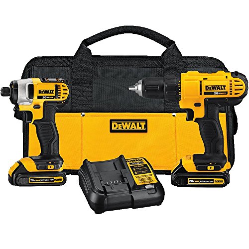 DEWALT 20V Cordless Drill and Impact Driver Set
