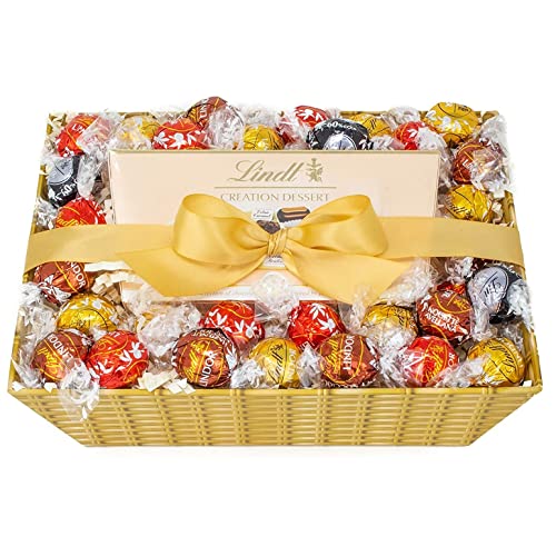 Lindt Creation Dessert Gift Basket with Lindor Chocolates