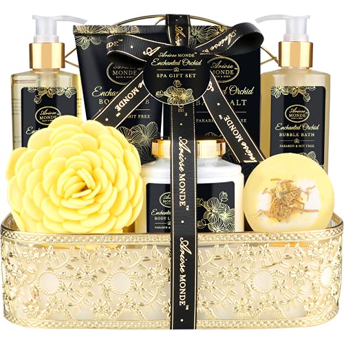Enchanted Orchid Bath Spa Gift Basket