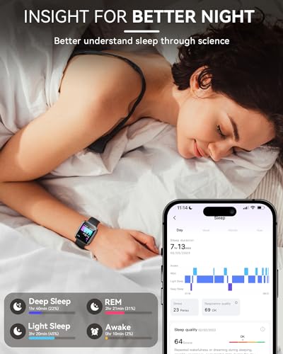 24/7 Fitness Tracker Smartwatch for iPhone and Android