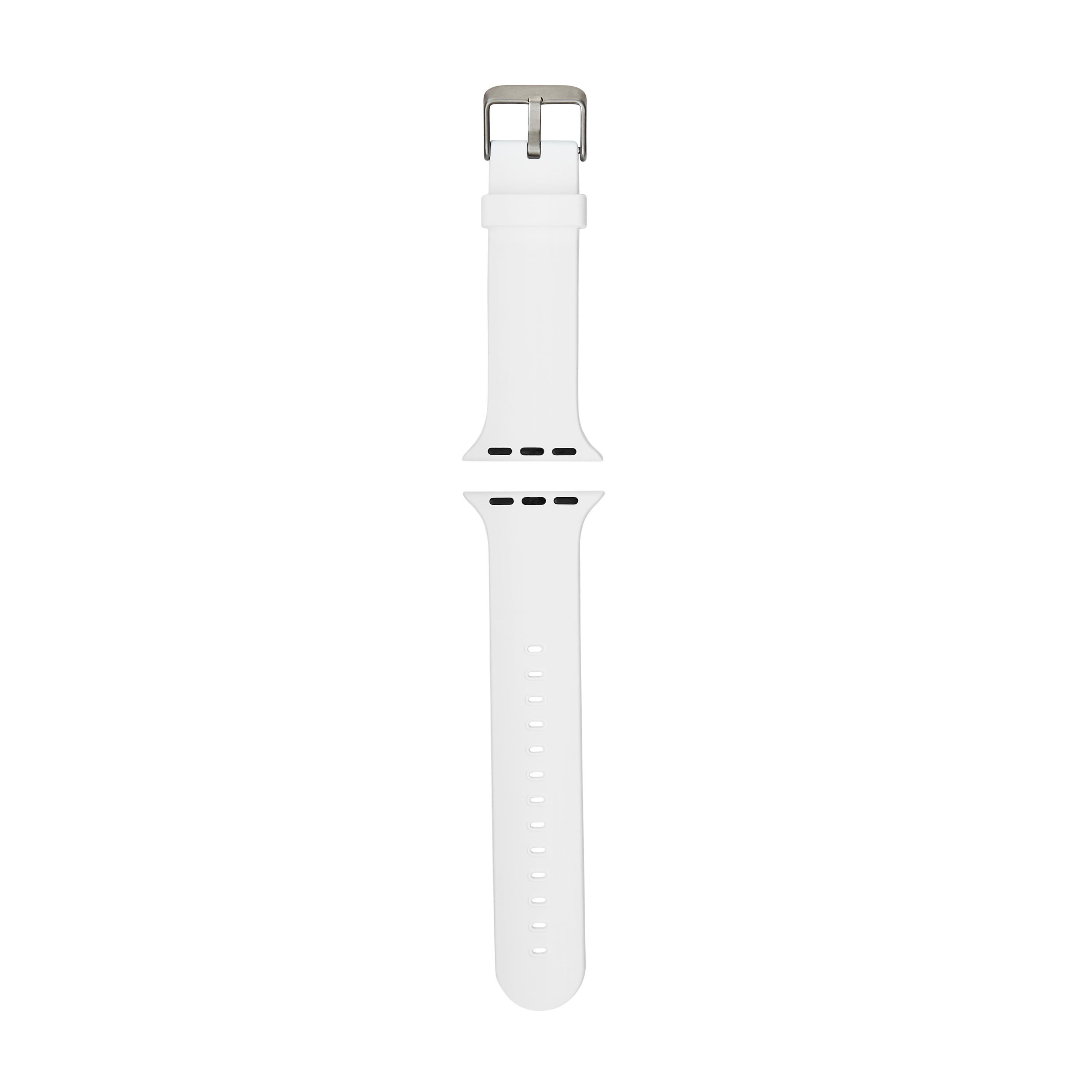 onn. Silicone Band for 38/40/41mm Apple Watch®, White