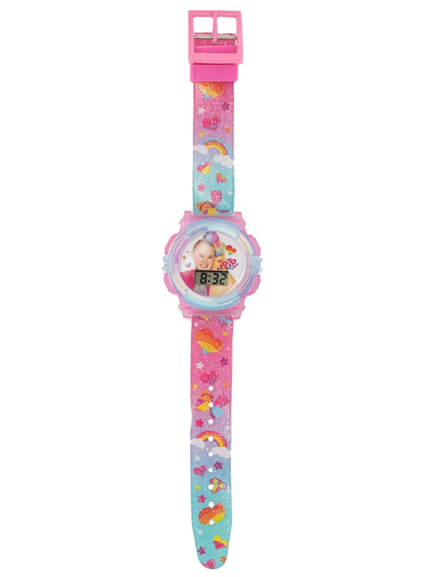 Multi-colored Jojo Siwa LCD Kids Watch