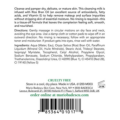 Mario Badescu Cleansing Milk with Carnation and Vitamin E