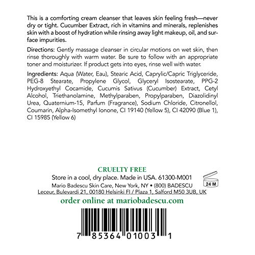 Mario Badescu Cucumber Cream Soap - Gentle Facial Cleanser