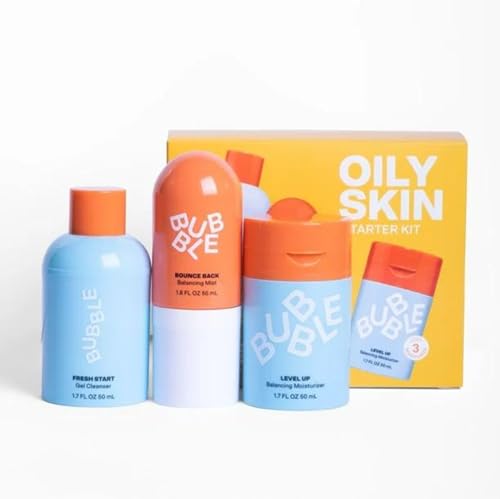 3-Step Bubble Skincare Bundle for Normal to Oily Skin