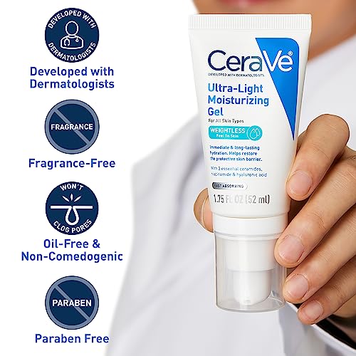 CeraVe Ultra-Light Hydrating Gel Moisturizer | 1.75 FL Oz