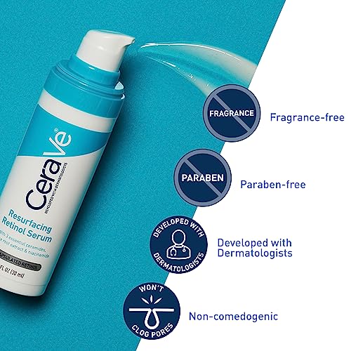 CeraVe Retinol Serum for Acne Marks, Pores | Brightening, Resurfacing