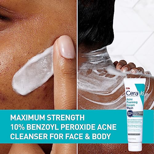 CeraVe Acne Foaming Cream Wash | Gentle Cleanser