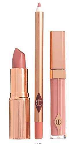 Charlotte Tilbury Pillow Talk Lip Kit: Lip Liner, Lipstick, Gloss
