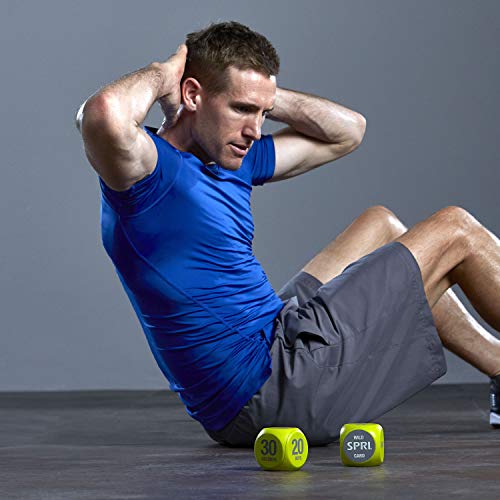 SPRI Exercise Dice - Group Fitness Game with Carrying Bag