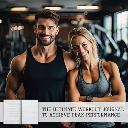 Fitness Journal for Crushing Gym Goals - Workout Planner