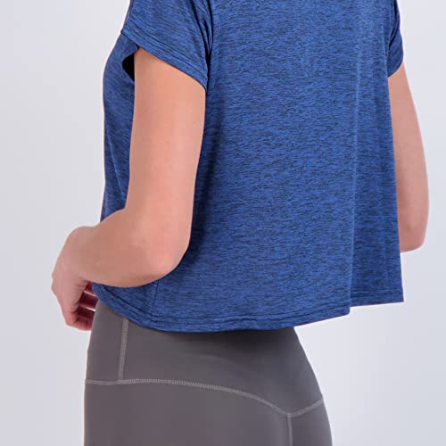 Women's Crop Top 5-Pack: High Waist Athletic Tees