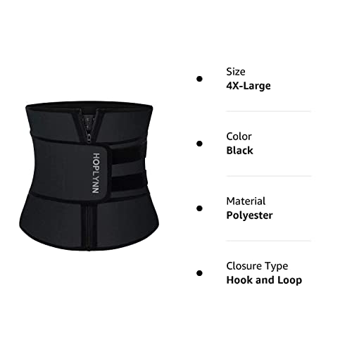 HOPLYNN Neoprene Sweat Waist Trainer for Women, Plus Size