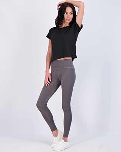 Women's Crop Top 5-Pack: High Waist Athletic Tees