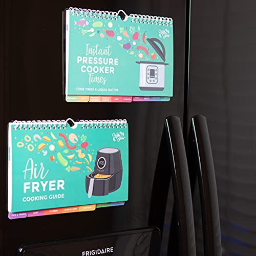 Magnetic Cheat Sheets for Air Fryer & Pressure Cooker