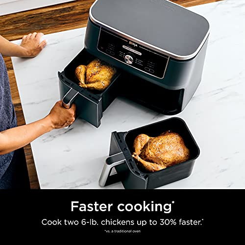 Ninja DZ401 Foodi XL DualZone Air Fryer, Grey