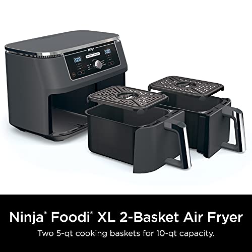 Ninja DZ401 Foodi XL DualZone Air Fryer, Grey