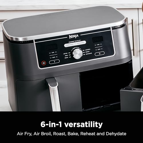 Ninja DZ401 Foodi XL DualZone Air Fryer, Grey