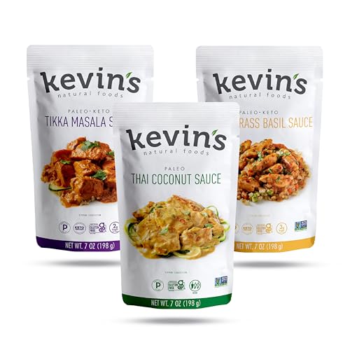 Kevin's Natural Foods Keto Paleo Stir-Fry Sauce Variety Pack