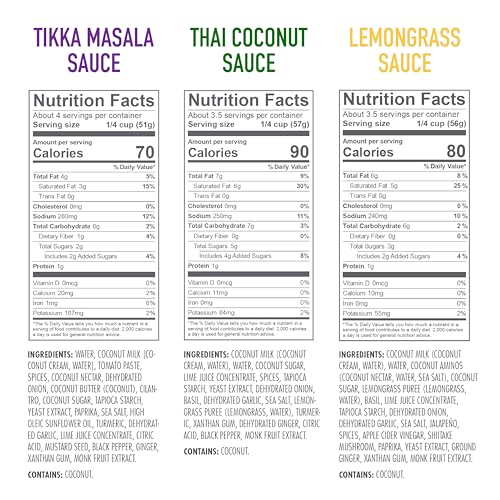 Kevin's Natural Foods Keto Paleo Stir-Fry Sauce Variety Pack