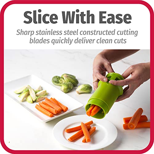 Everyday Fruit and Veggie Divider with Stainless Steel Blades