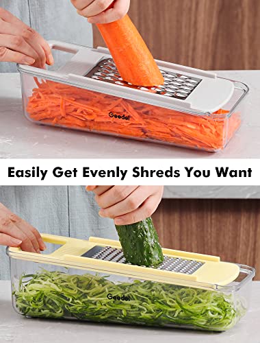 Geedel Professional Mandoline Slicer for Kitchen - Multi-Purpose