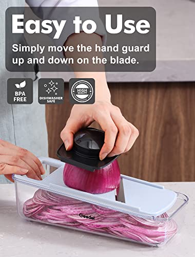 Geedel Professional Mandoline Slicer for Kitchen - Multi-Purpose