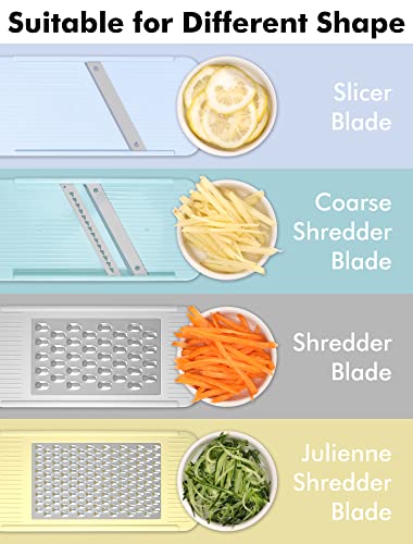 Geedel Professional Mandoline Slicer for Kitchen - Multi-Purpose