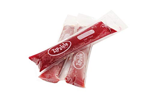 Zipzicle 100 Recyclable Ice Popsicle Mold Bags BPA-free