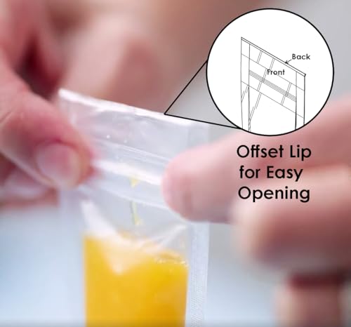 Zipzicle 100 Recyclable Ice Popsicle Mold Bags BPA-free