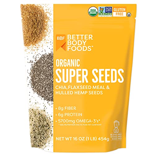 Organic Super Seed Blend for Healthy Smoothies, 1lb