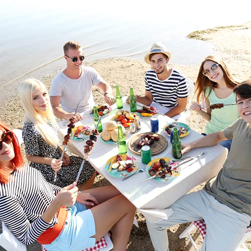 80 Count Beach Party Plates, 9 Inch Heavy-Duty