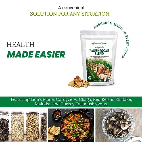 Z Natural Foods Organic 7 Mushroom Blend 1 lb